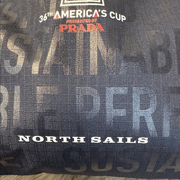 North Sails 36th America’s Cup Presented by Prada Black  Drawstring Backpack - Picture 3 of 10